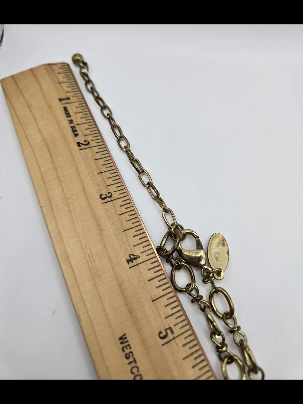 Chico's Goldtone Chain Reversible Leopard Animal Print Tiger's Eye Pendant READ*